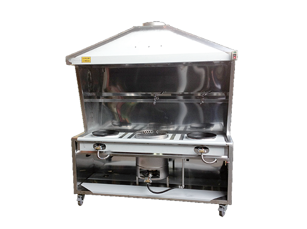 三口馬達炒台(斜板)中間湯桶